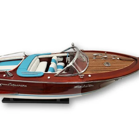 Super Riva Aquarama Lamborghini 50 cm – drewniany model luksusowej, włoskiej łodzi motorowej